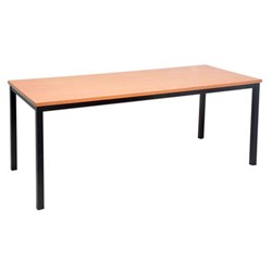 Steel Frame Table 1200x600 Beech